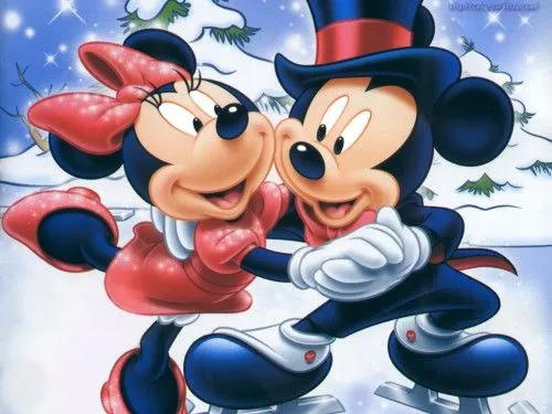 Imágenes de amor navideño de Mickey y Minnie | Te Amo Web ...