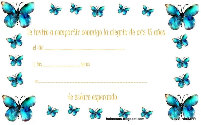 Imagenes De Amor: Tarjetas de cumpleaños de 15 para impirmir ...