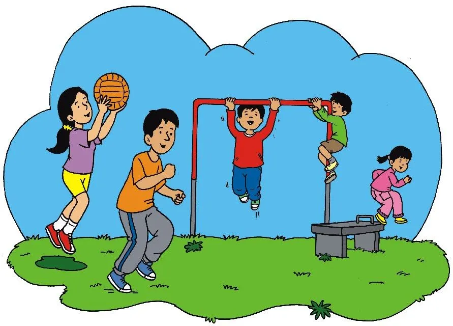 Imagenes animadas de niños jugando en la escuela - Imagui