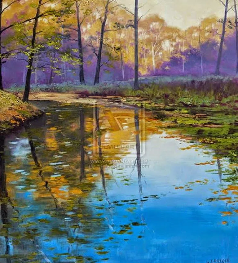 Imágenes Arte Pinturas: Láminas de Paisajes Naturales Para Pintar ...