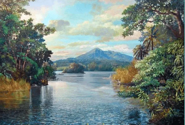 Imágenes Arte Pinturas: Paisajes de Nicaragua