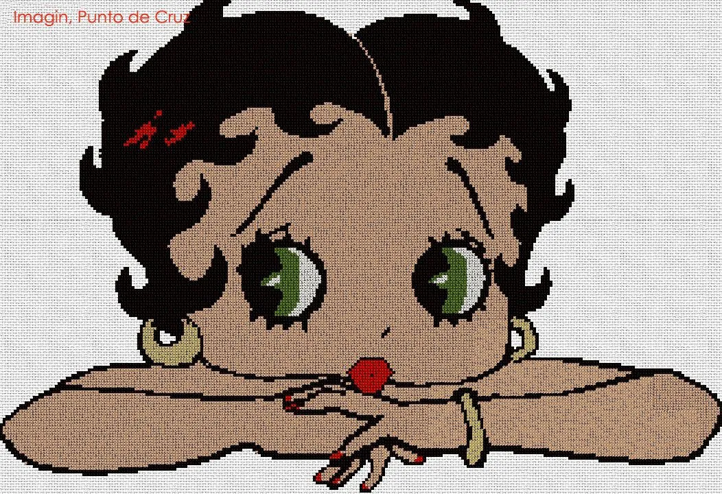 imagin - punto de cruz: Betty Boop