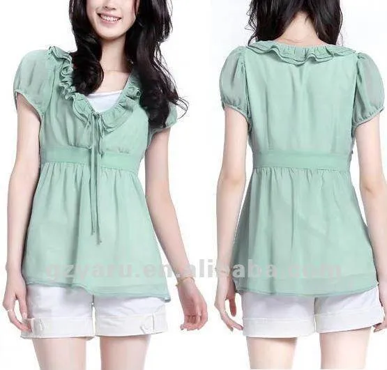 Hermosas blusas de chifón | AquiModa.com: vestidos de boda ...