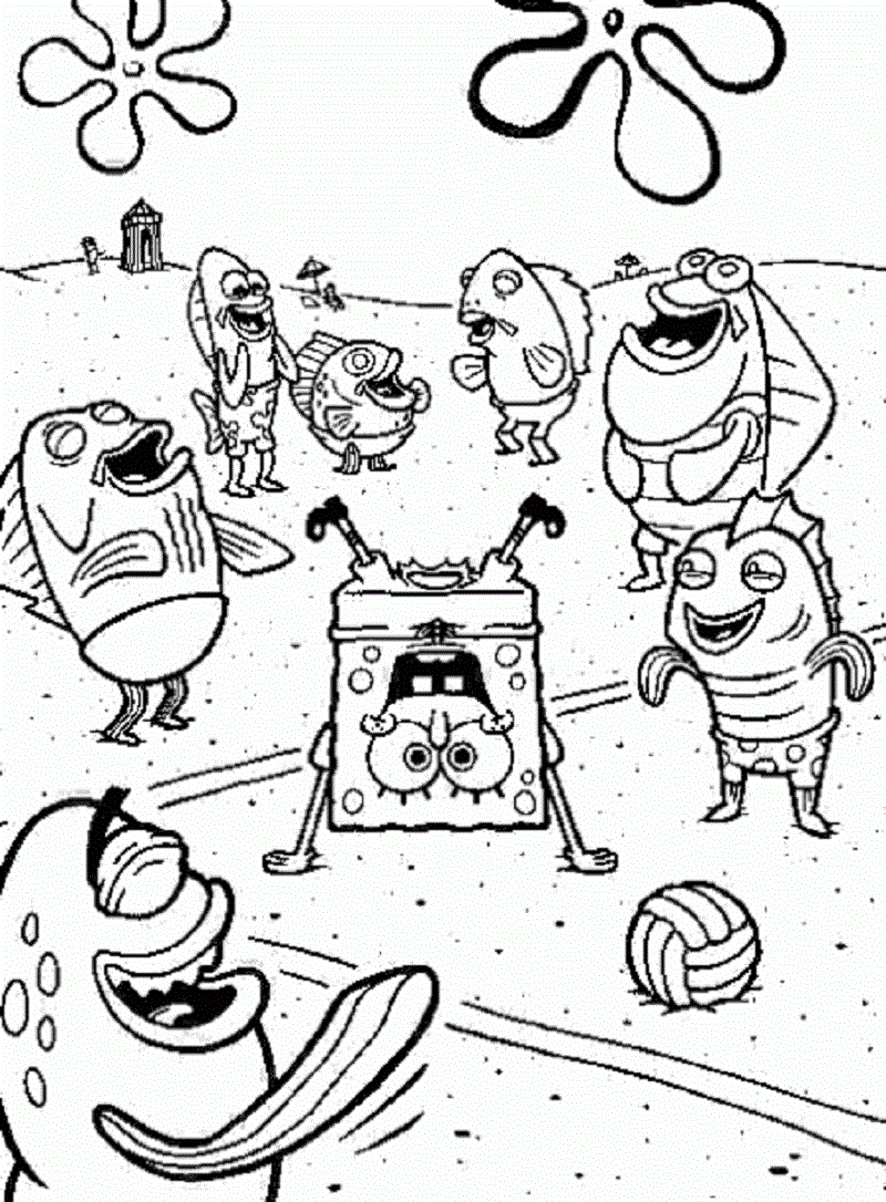 Imagenes De Bob Esponja Y Sus Amigos Dibujos Para Colorear Imagixs ...