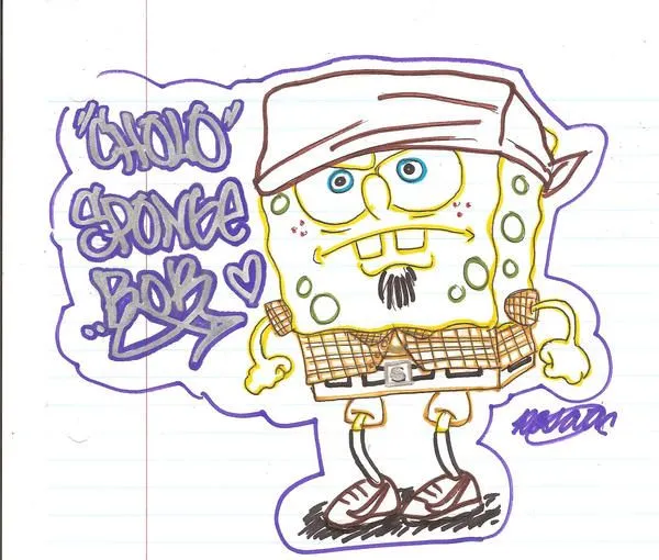 Imagenes de Bob Esponja cholo para dibujar - Imagui