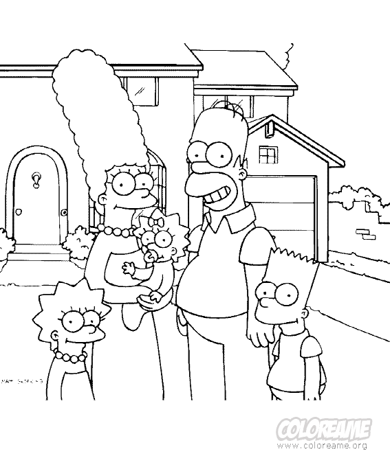 Imagenes para calcar de los Simpsons - Imagui