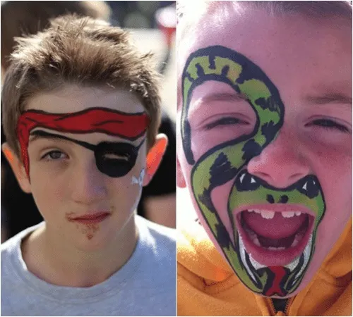 Imagenes de caritas pintada sencillas - Imagui