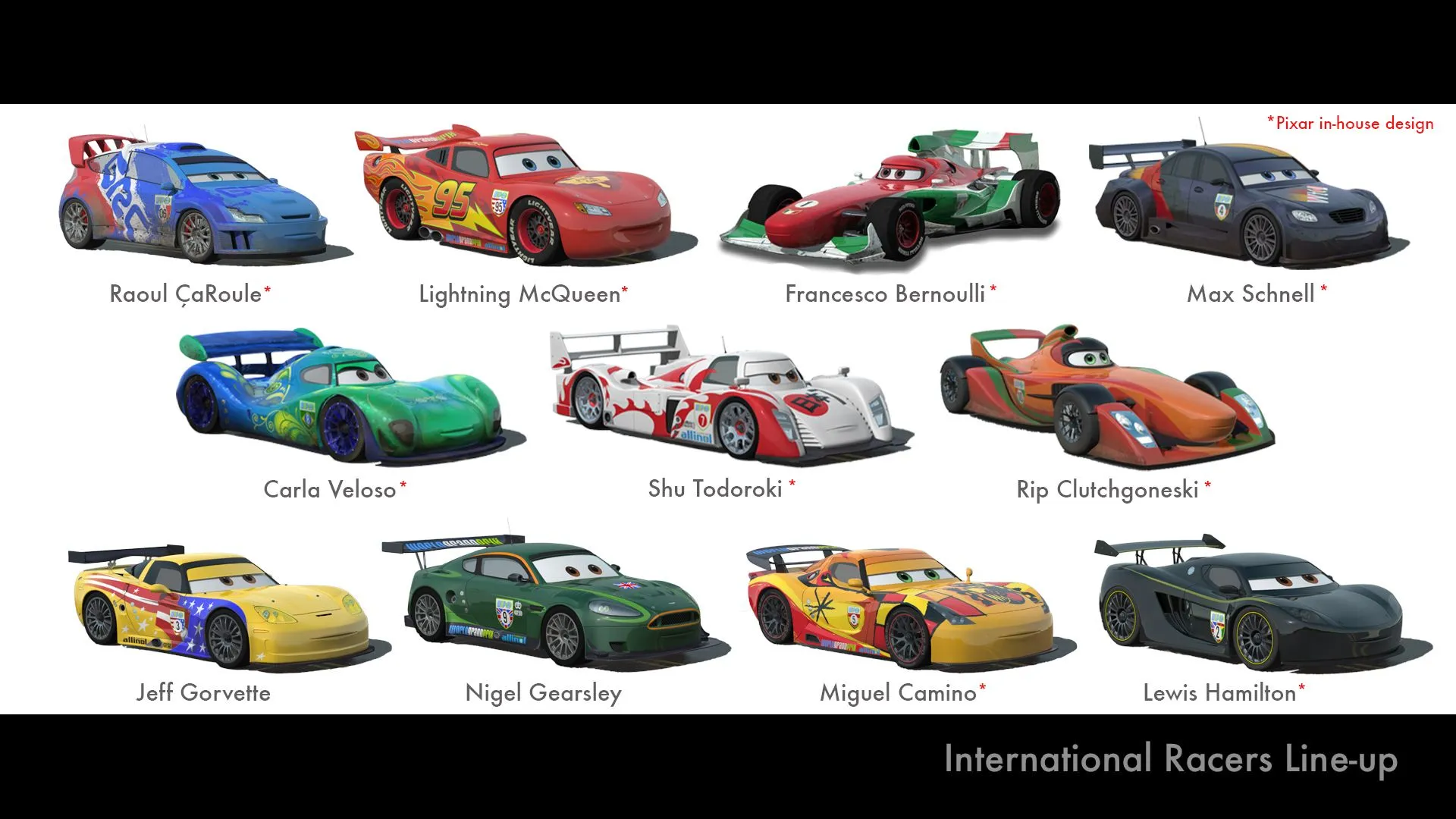 Imágenes de carros de la competición de la película Cars. | Ideas ...