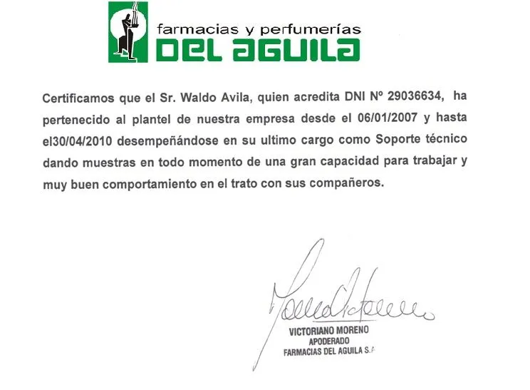 Imagenes de cartas de recomendacion personal - Imagui