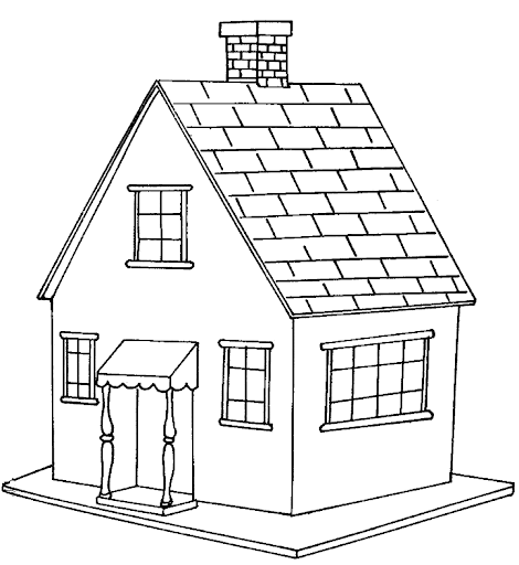 Dibujos de casas para colorear e imprimir - Imagui