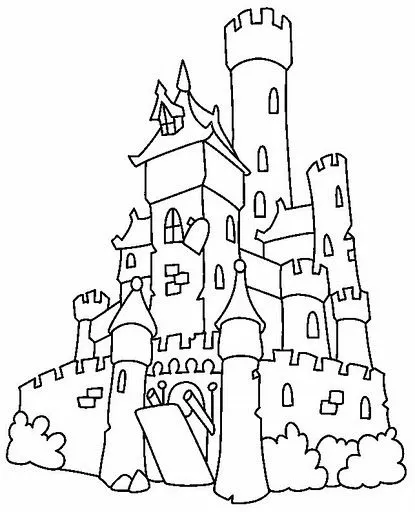 Imagenes de castillos infantiles para colorear - Imagui