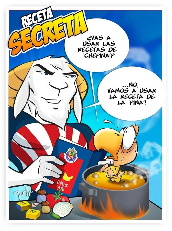 América vs Chivas en caricaturas - Imagui