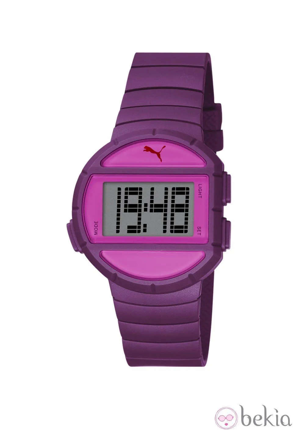 Reloj deportivo 'Half Time' de la firma Puma en color morado y ...