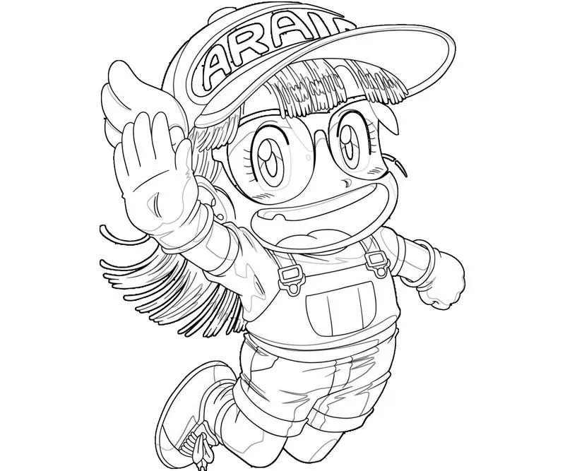 Imágenes para Colorear de Arale - Dr Slump (12 fotos) - Imagenes ...