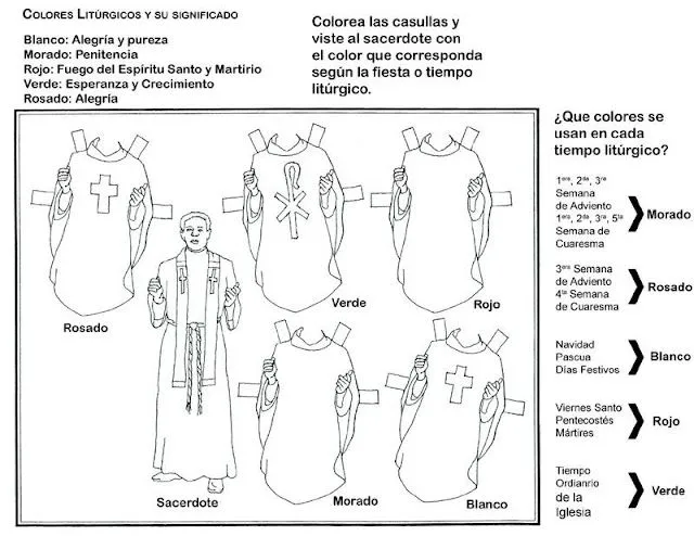 Imagenes para colorear la casulla - Imagui