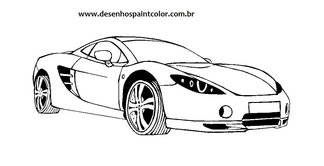 Imagenes para colorear e imprimir de carros - Imagui