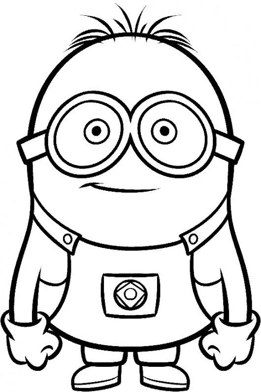 Imágenes para Colorear de los Minions (14 fotos)