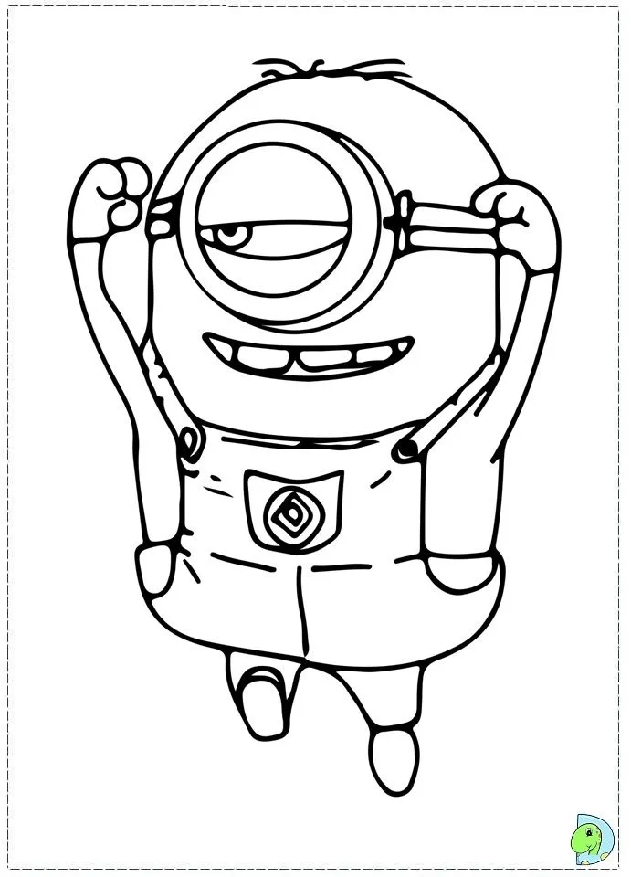 Imágenes para Colorear de los Minions (14 fotos)