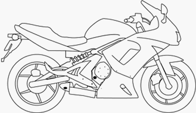 Imagenes de motos para pintar - Imagui