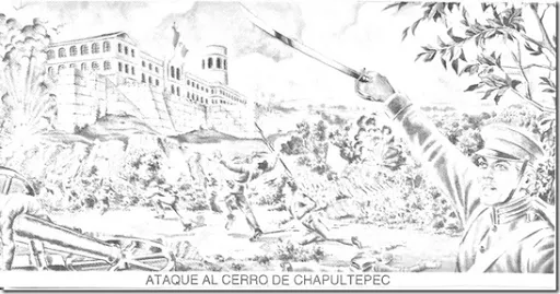 Imagenes para colorear niños heroes castillo chapultepec - Imagui