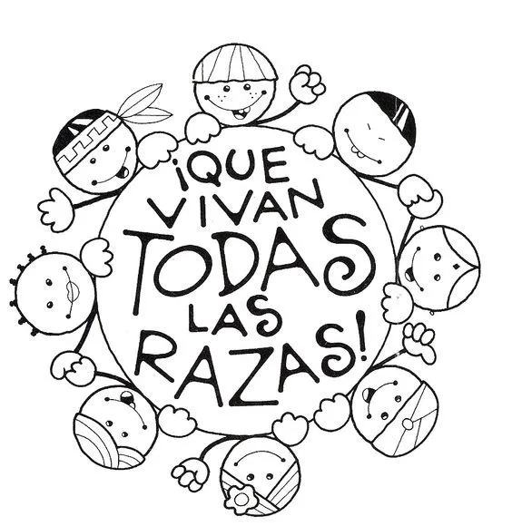 Imágenes para colorear el Día de la Raza 12 de octubre | Colorear imágenes