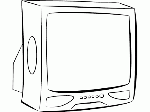 Tv para niños colorear - Imagui