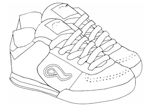 Imagenes para colorear de zapatos deportivos - Imagui