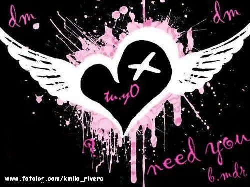 GRAFFITIS CHIDOS DE CORAZONES CO ALAS CHIDAS | TODO PARA FACEBOOK ...