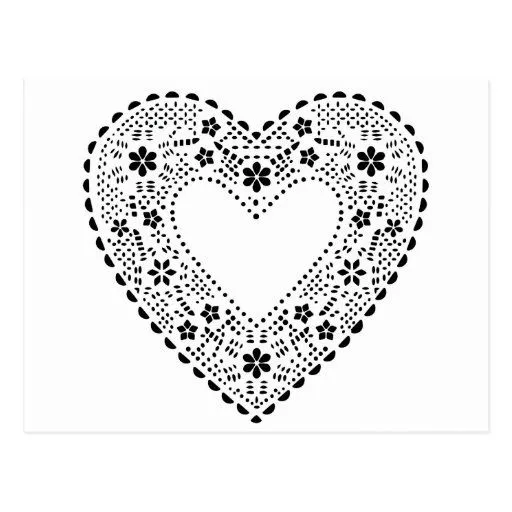 Imagenes de corazones blanco y negro - Imagui