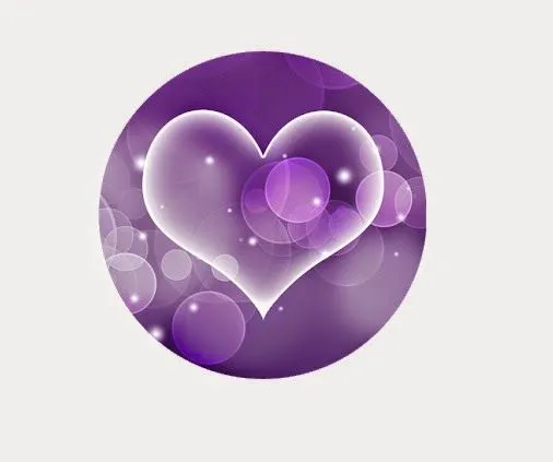 Imágenes de corazones morado | Poemas y Corazones