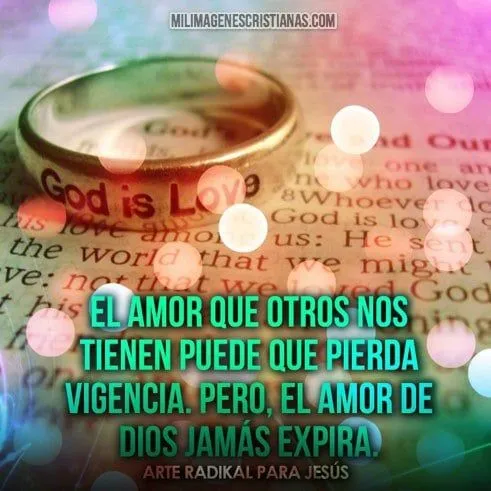 Imágenes Cristianas: El amor de Dios jamás expira