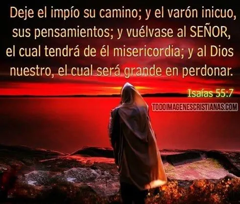 Imágenes Cristianas de Isaías 55:7 - Imágenes Cristianas Gratis