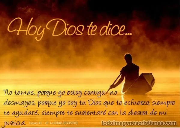 Imágenes cristianas: Hoy Dios te dice que no temas | Imágenes ...