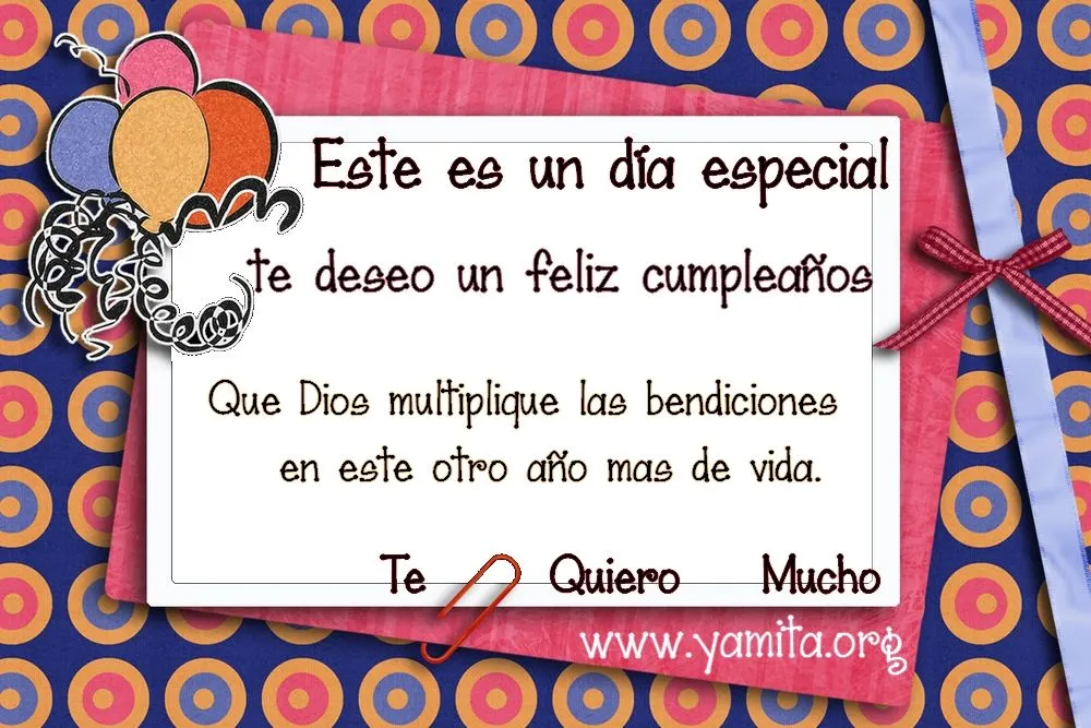 Este es un dia especial te deseo un feliz cumpleaños - Facebook ...