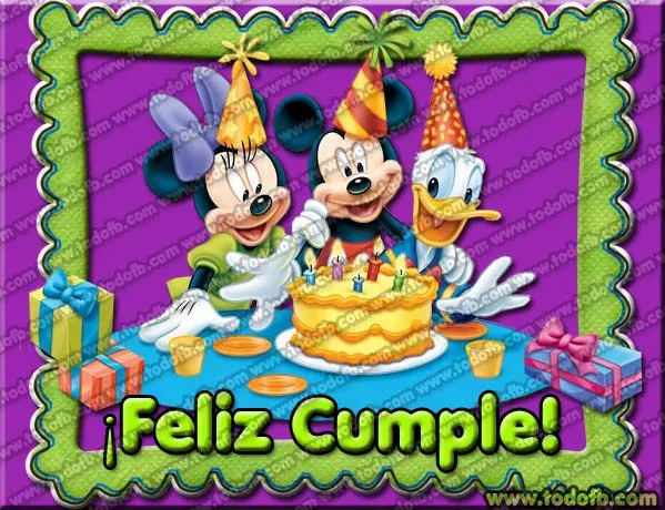 Imagenes de cumpleaños de Disney - Imagui