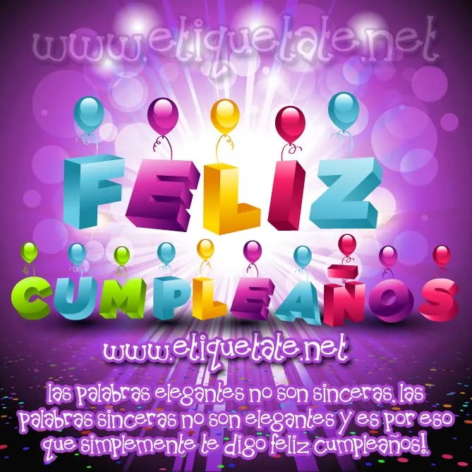 imagenes de cumpleaños con frases para facebook | imagenes y fotos ...