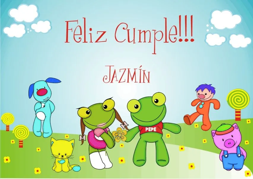 Imágenes de cumpleaños del sapo Pepe y sus amigos - Imagui