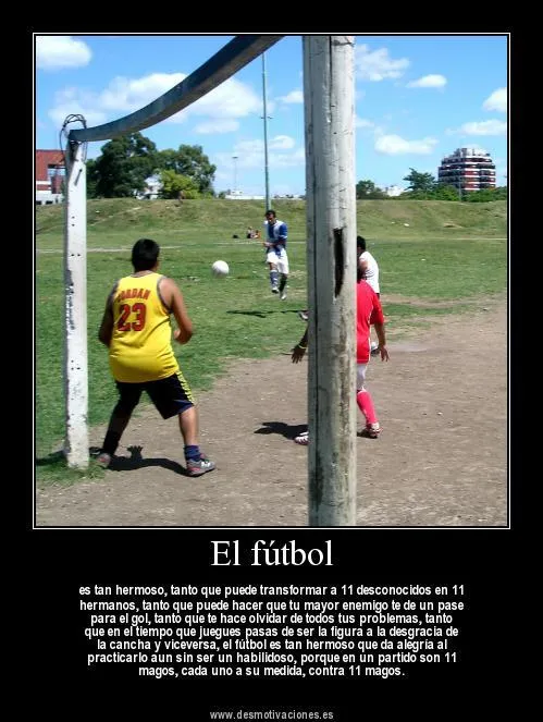 Imagenes • Desmotivaciones de amor futbol