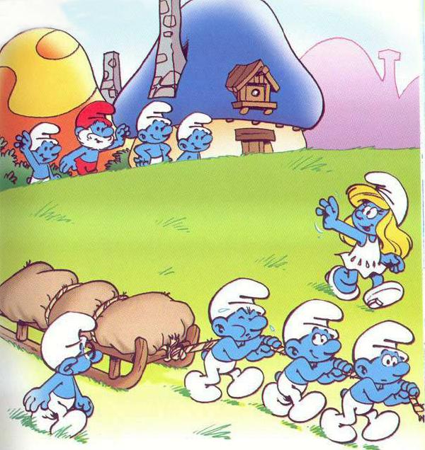 Imagenes de dibujos animados: Los Pitufos