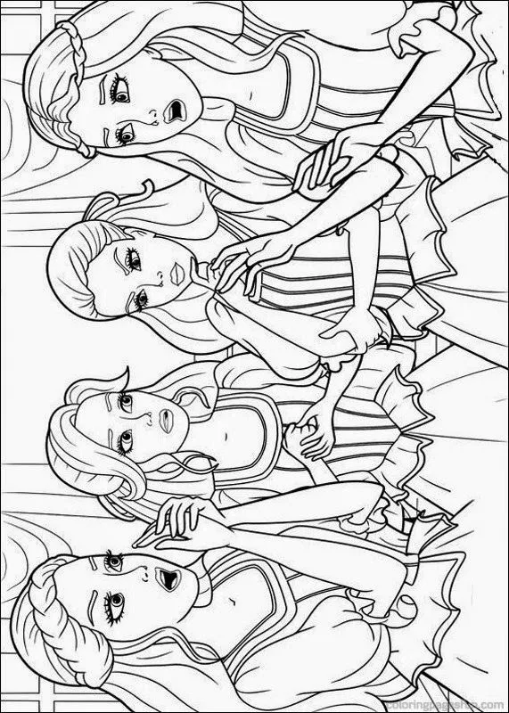 Imágenes y dibujos de Barbye la Puerta Secreta para Imprimir y ...