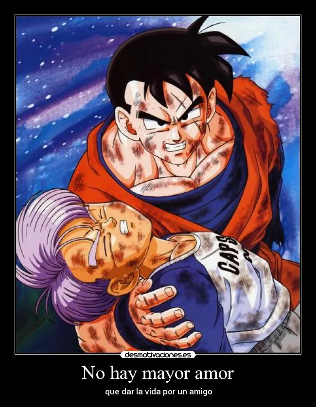 Imagenes de Dragon Ball Z con frases de amor - Imagui