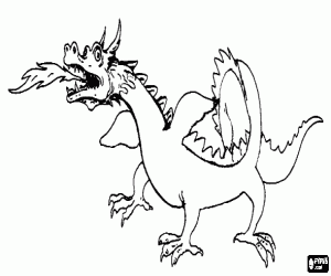Dibujos para colorear de Dragones , dibujos de Dragones para ...