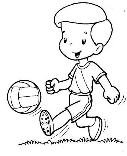 Imagenes de la educacion fisica para colorear - Imagui