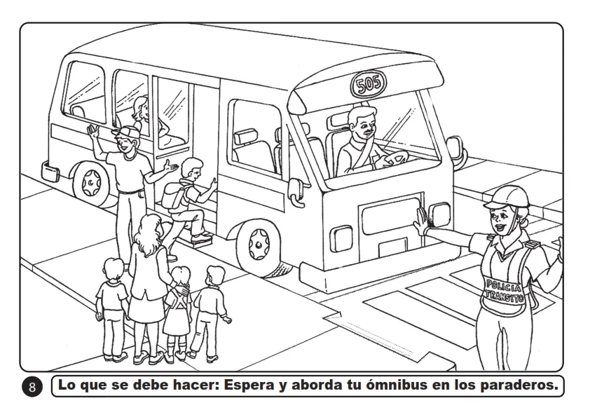 IMÁGENES DE EDUCACIÓN VIAL PARA PINTAR - Imagui