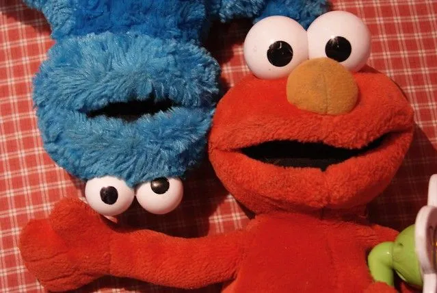 Cookie monster with Elmo | Flickr - Photo Sharing!