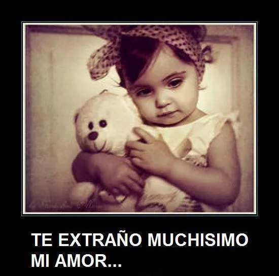 Imagenes • Te extrano mi amor facebook