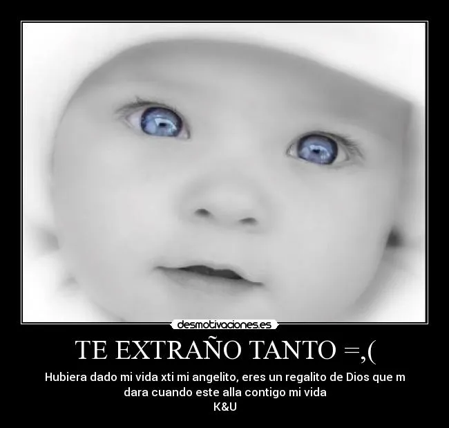 Imagenes de te extraño tanto - Imagui