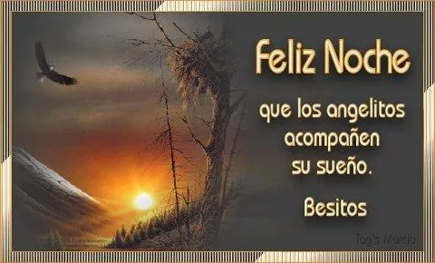 Imagenes • Feliz noche dios te bendiga