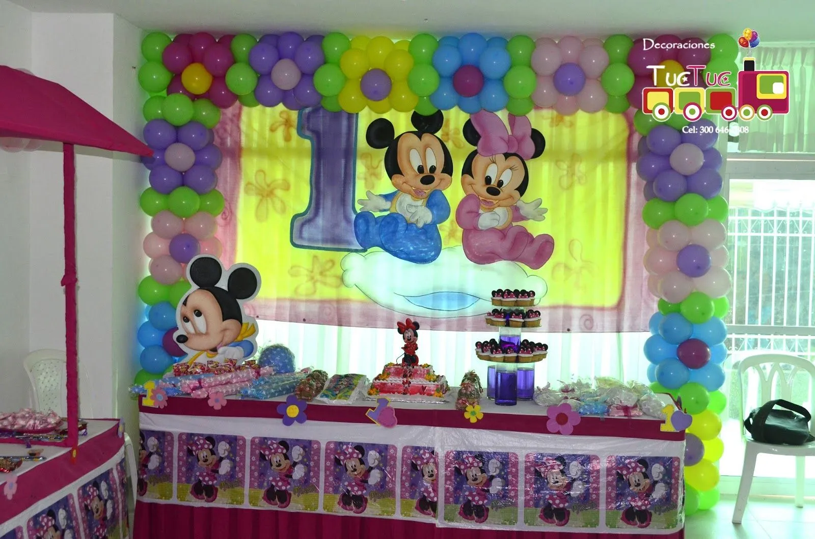 Imagenes de fiestas de Minnie baby 1 año - Imagui