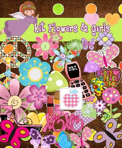 Imagenes de flores, mariposas, girls en formato png en Apodaca